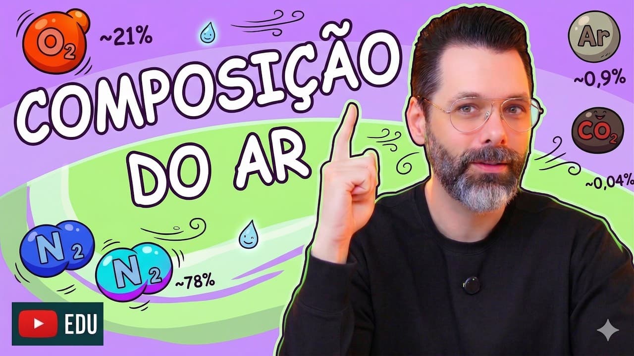 Thumbnail: COMPOSIÇÃO DO AR - Ensino Fundamental - 7º ano | Ciências com Samuel Cunha