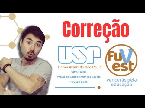 Thumbnail da aula: Simulado FUVEST 2026 | Correção | Química