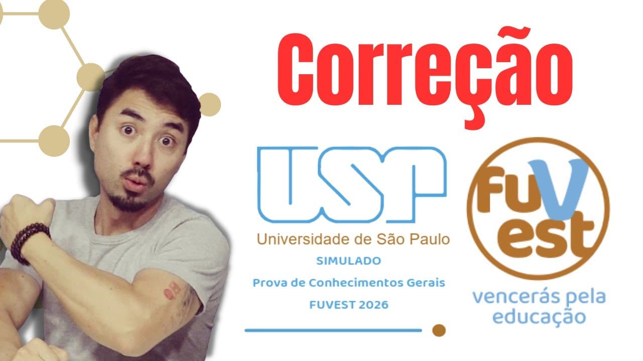Thumbnail: Simulado FUVEST 2026 | Correção | Química