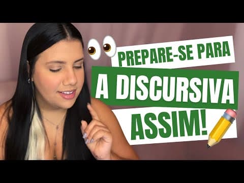 Thumbnail da aula: UERJ 2025: 5 PASSOS PARA SE PREPARAR PARA A DISCURSIVA!