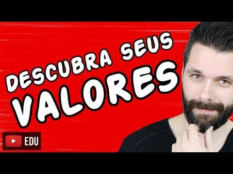 Thumbnail da aula: Descubra seus VALORES e vá mais longe | Biologia com Samuel Cunha