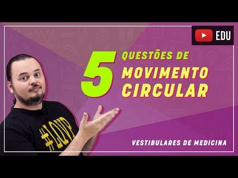 Thumbnail da aula: MCU 😱😱 | Movimento Circular Uniforme | Vestibulares MED | medicina