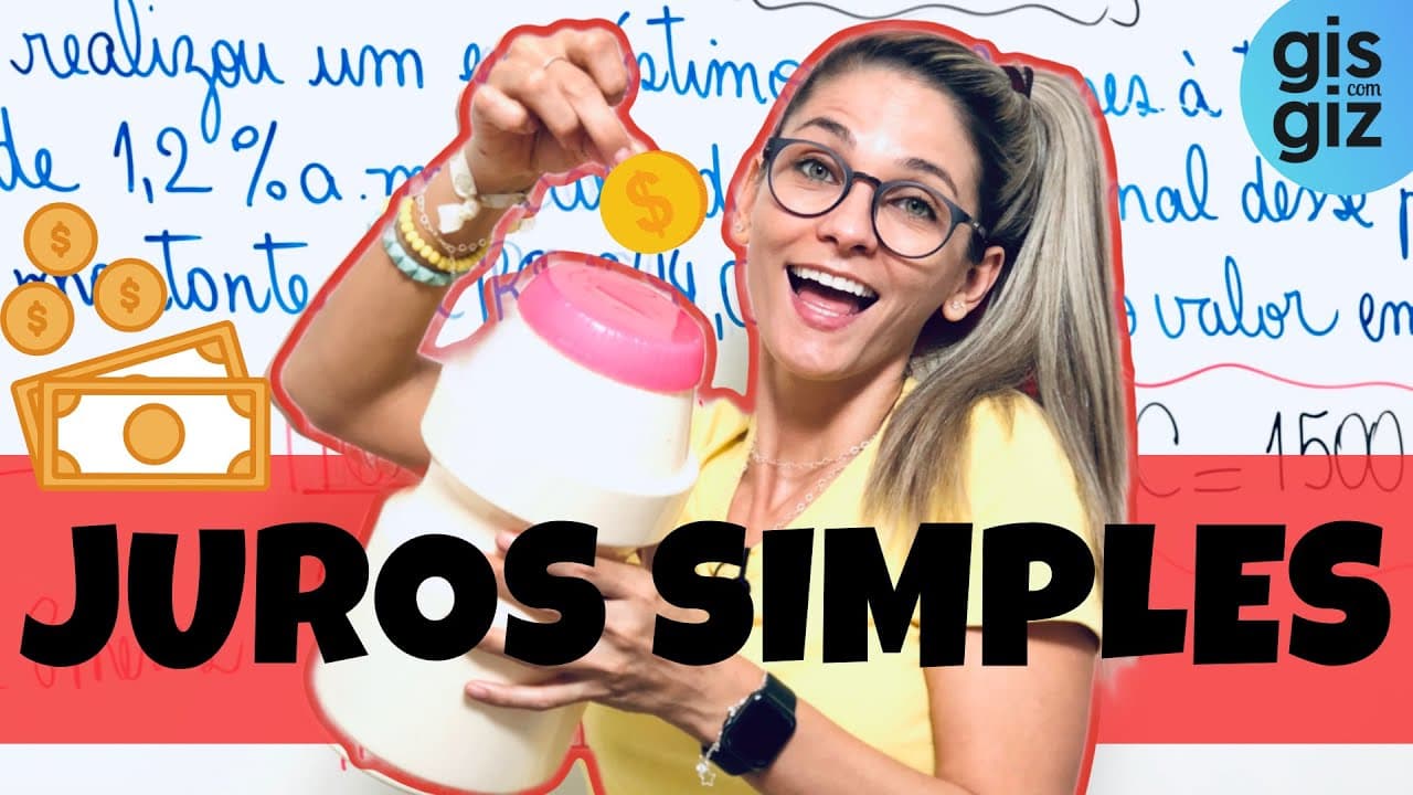 Thumbnail: JUROS SIMPLES Prof. Gis/ MATEMÁTICA FINANCEIRA