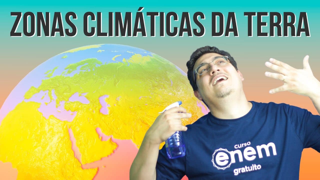 Thumbnail: ZONAS CLIMÁTICAS DA TERRA  | Resumo de Geografia para o Enem