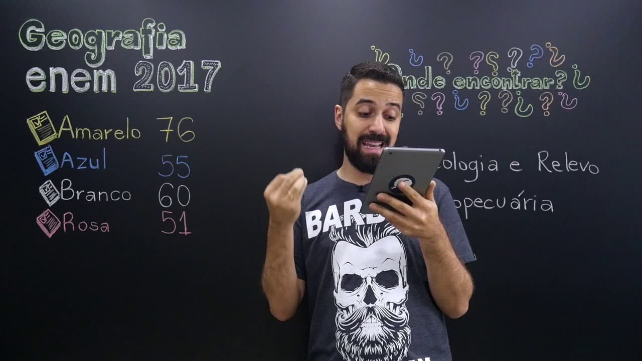 Thumbnail: ENEM 2017 - Questão 76 de Geografia (Caderno Amarelo)