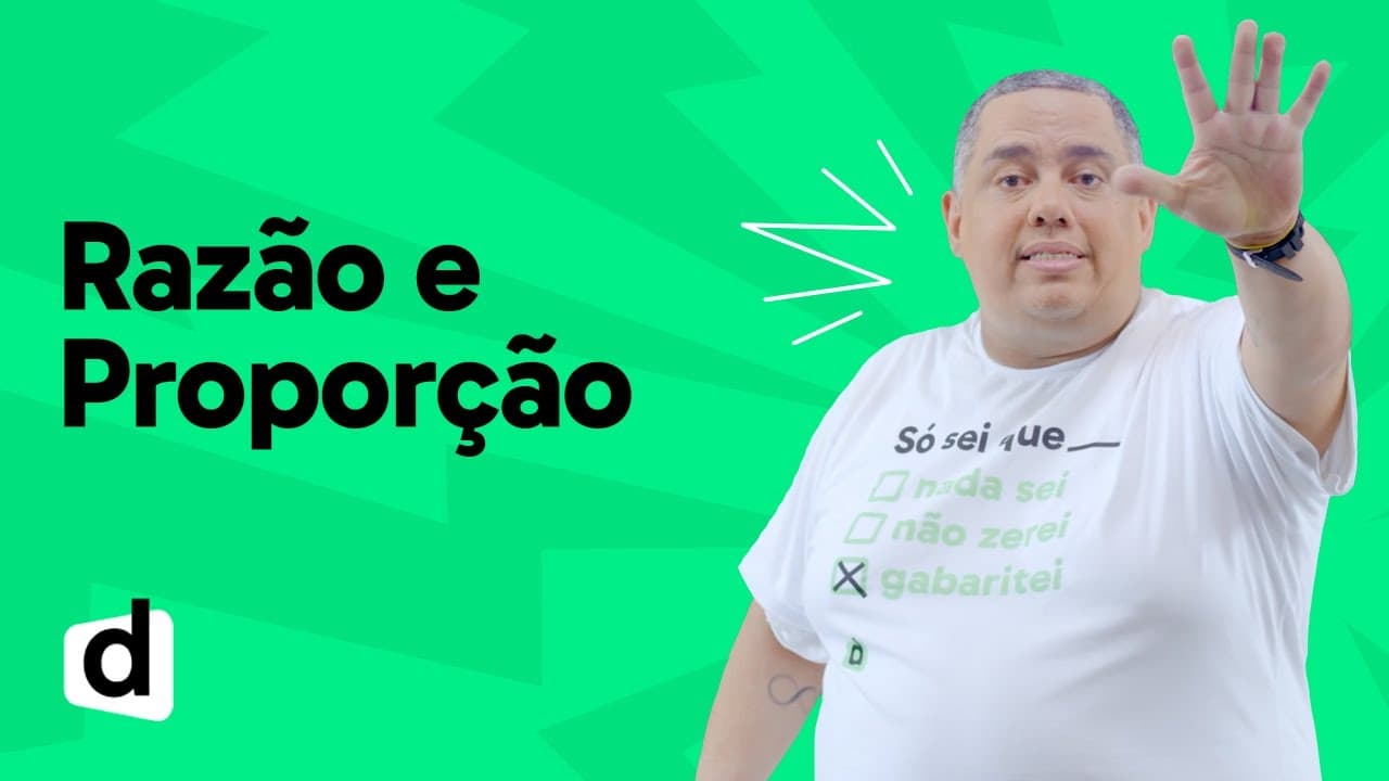 Thumbnail: REVISÃO ENEM | MATEMÁTICA: RAZÃO E PROPORÇÃO | ESQUENTA ENEM | DESCOMPLICA