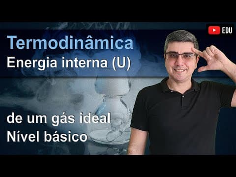 Thumbnail da aula: O que é energia interna de um gás? Qual a relação dela com a temperatura?