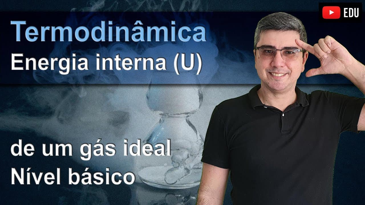Thumbnail: O que é energia interna de um gás? Qual a relação dela com a temperatura?