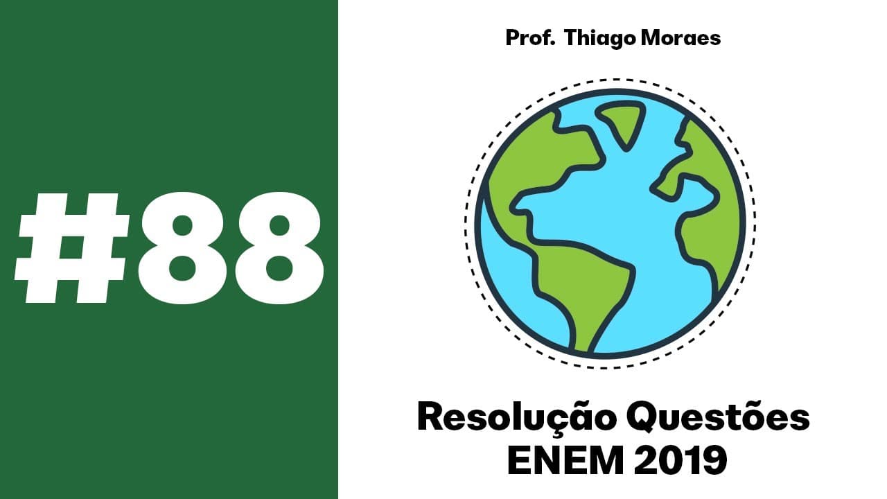 Thumbnail: ENEM 2019 - O bônus demográfico é caracterizado pelo período em que, por causa da redução do número.
