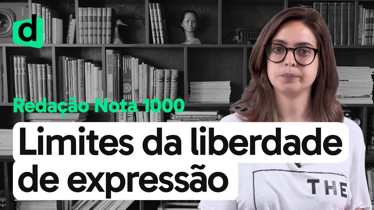 Thumbnail: OS LIMITES DA LIBERDADE DE EXPRESSÃO NO MUNDO CONTEMPORÂNEO | REDAÇÃO NOTA MIL | DESCOMPLICA