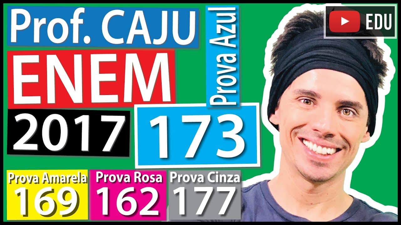 Thumbnail: [ENEM 2017] 173 📘 REGRA DE TRÊS Para uma temporada das corridas de Fórmula 1, a capacidade do tanque