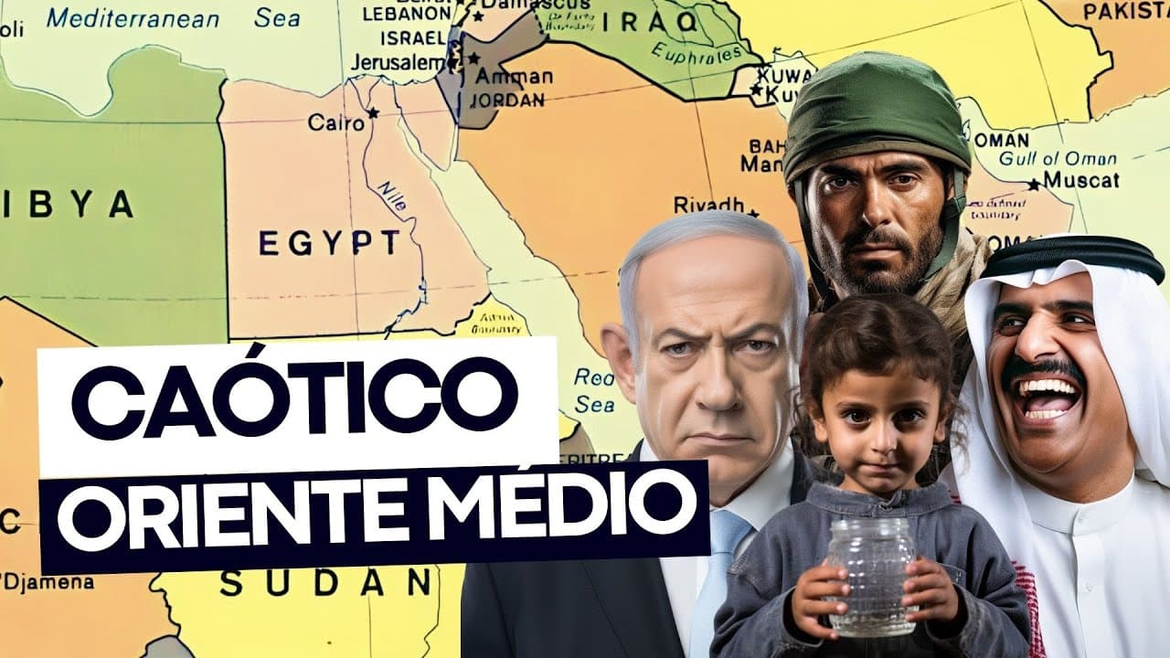 Thumbnail: O que você precisa SABER sobre o ORIENTE MÉDIO | Geopolítica |