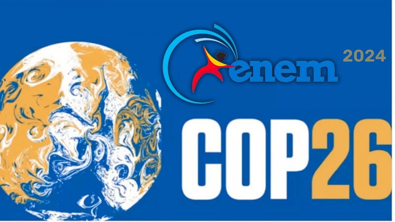 Thumbnail: Gabarito ENEM: Brasil na COP-26 e o Compromisso com o Clima!