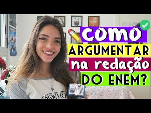 Thumbnail da aula: ESTRATÉGIAS ARGUMENTATIVAS PARA A REDAÇÃO DO ENEM - Débora Aladim