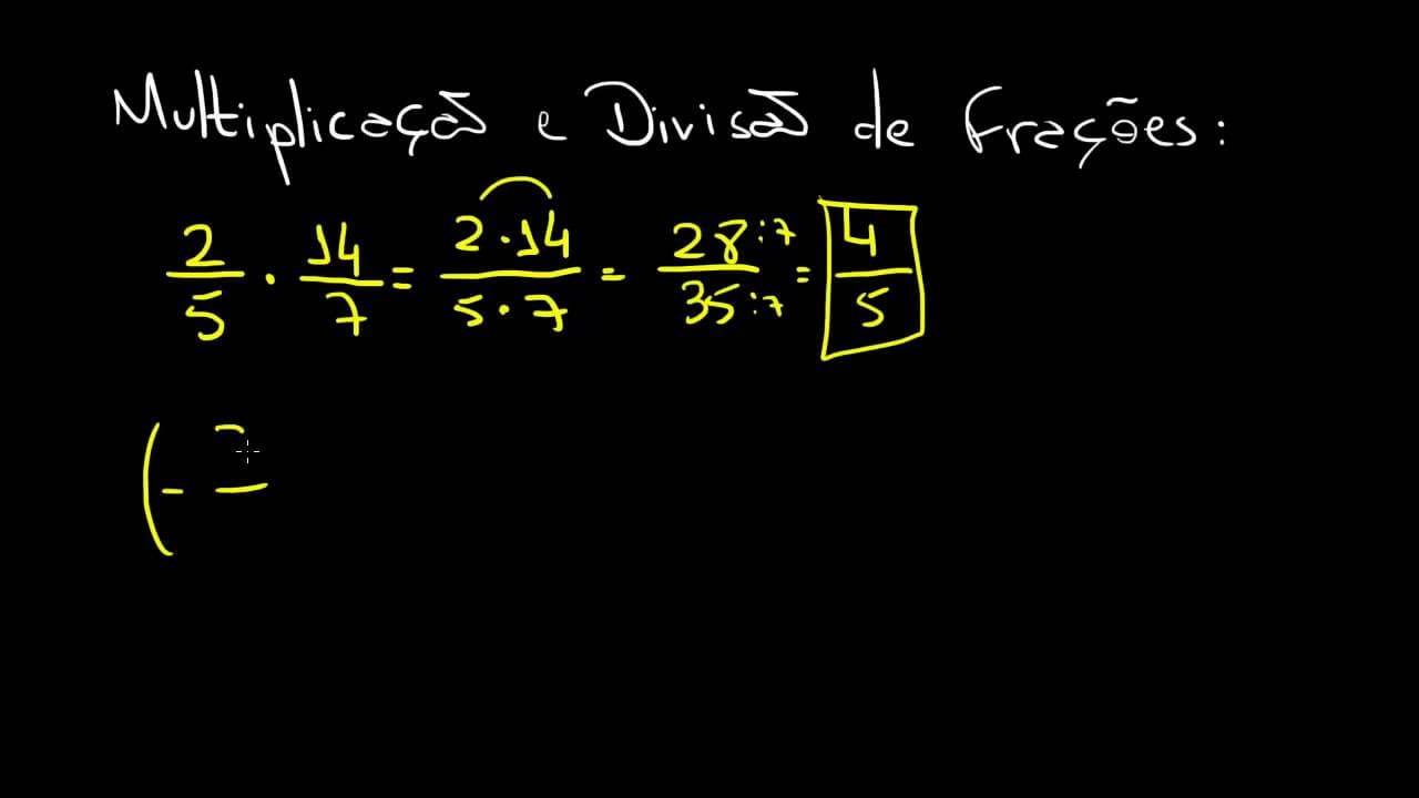 Thumbnail: Multiplicação e Divisão de Frações | Matemática Rio