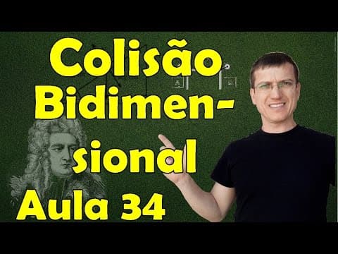 Thumbnail da aula: COLISÃO BIDIMENSIONAL - DINÂMICA AULA 34 - Prof. Marcelo Boaro