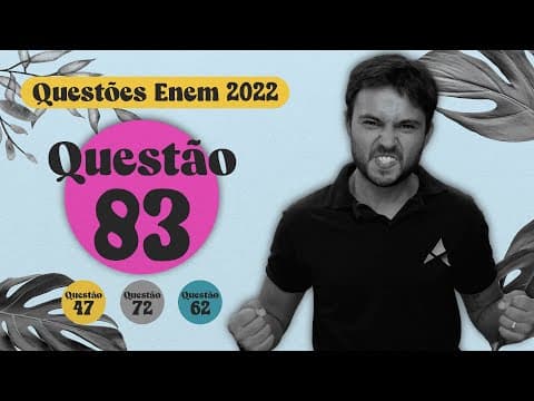 Thumbnail da aula: ENEM 2022 | Acordos tarifários | Questão 83
