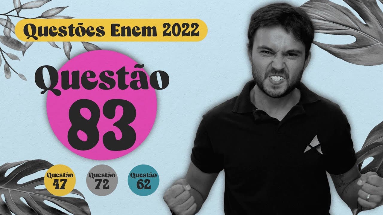 Thumbnail: ENEM 2022 | Acordos tarifários | Questão 83