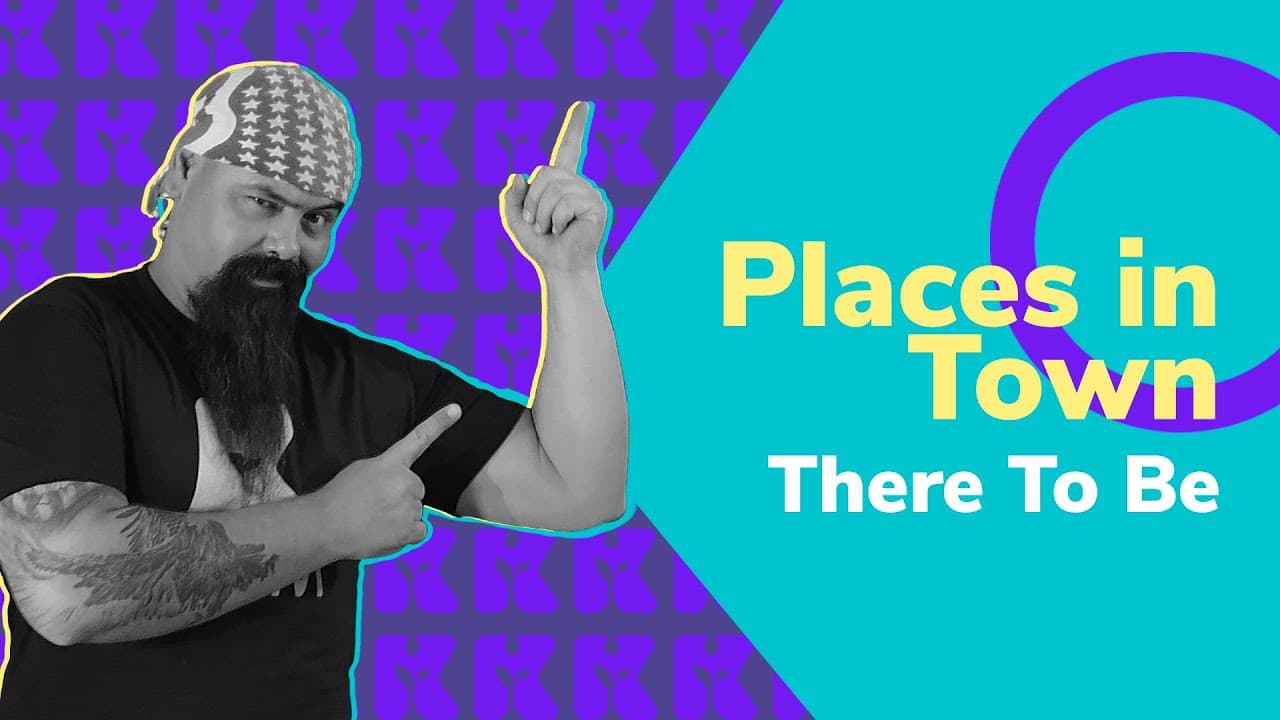 Thumbnail: Places in Town | There to be | Inglês 2.0 | Aula 91