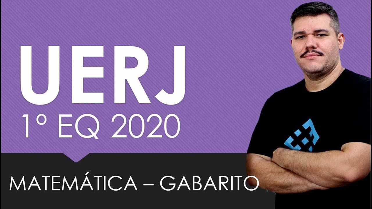 Thumbnail: 🔺 AO VIVO - GABARITO COMENTADO UERJ 2020 1º EQ
