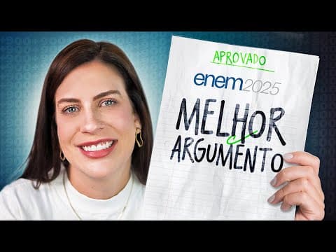Thumbnail da aula: O melhor argumento para a redação do Enem 2025