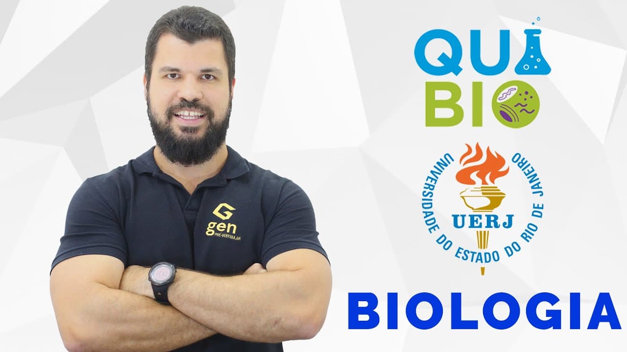 Thumbnail: UERJ 2020 - BIOLOGIA - 1o Exame de Qualificação - Questão 35 e 37 - DNA e  Replicação do DNA