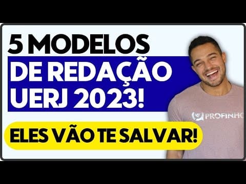 Thumbnail da aula: Fórmula da Redação UERJ | Não me abandone jamais | Profinho | Possíveis temas redação UERJ