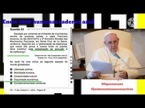 Thumbnail da aula: Questão 83 Enem 2019 caderno azul humanas