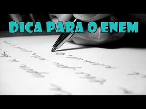 Thumbnail da aula: Dica pro ENEM - Redação