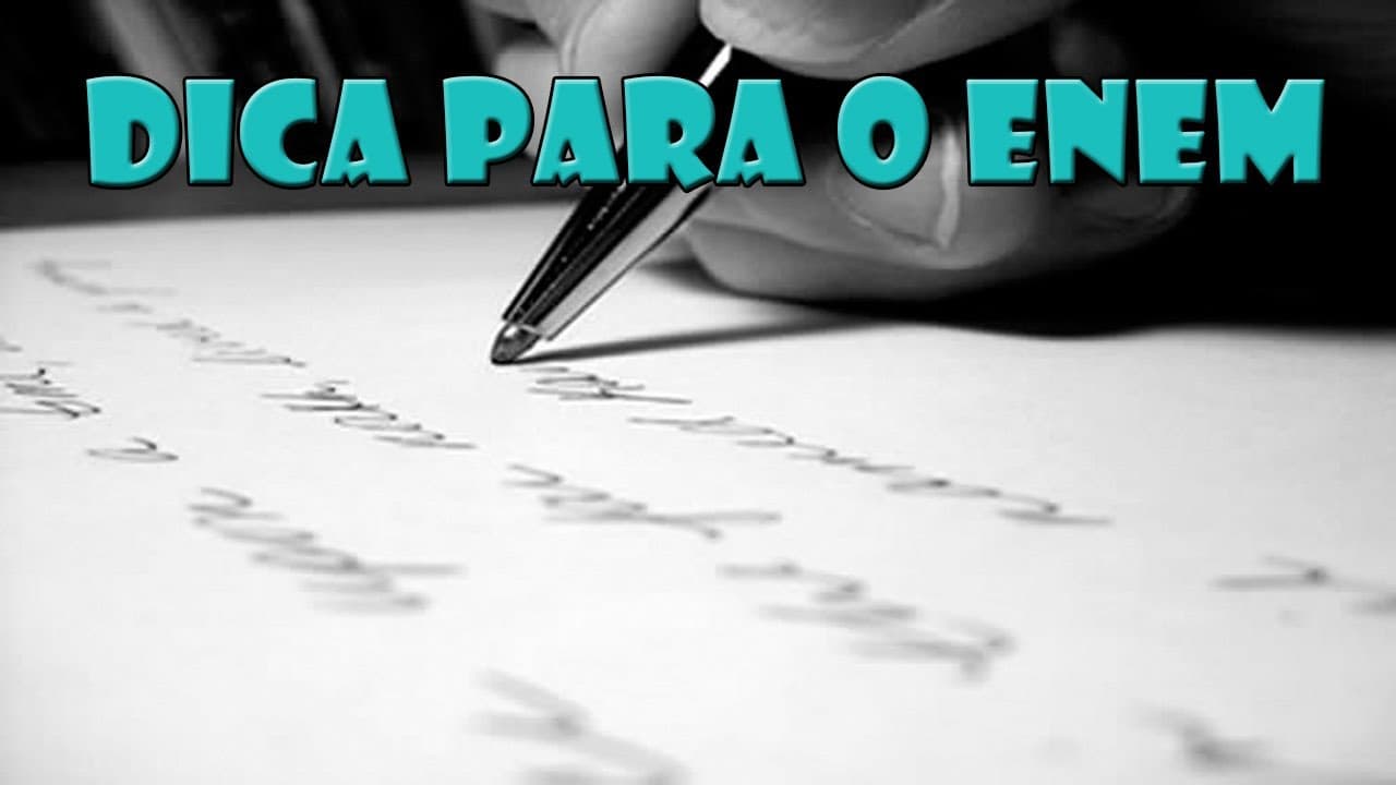 Thumbnail: Dica pro ENEM - Redação