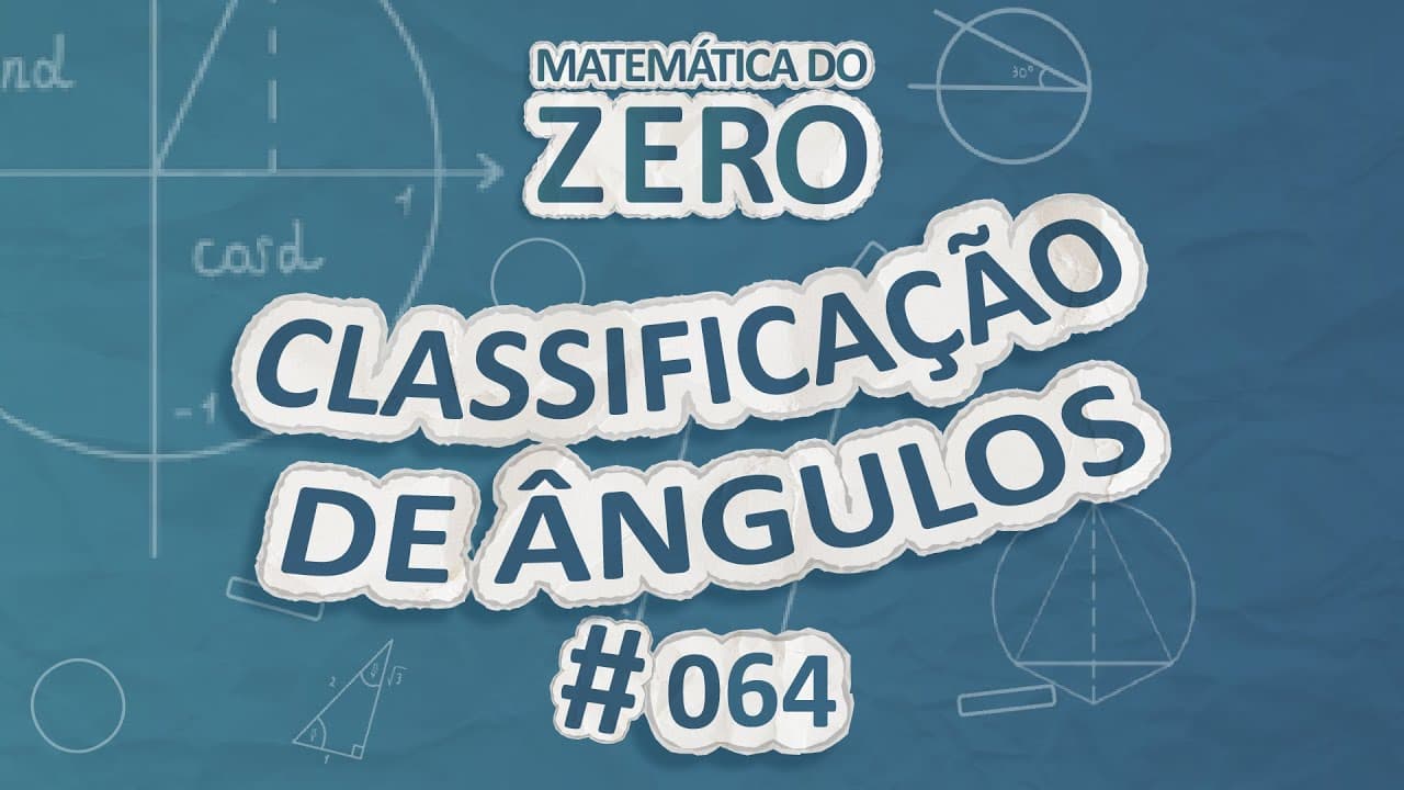 Thumbnail: Matemática do Zero | Classificação de ângulos - Brasil Escola
