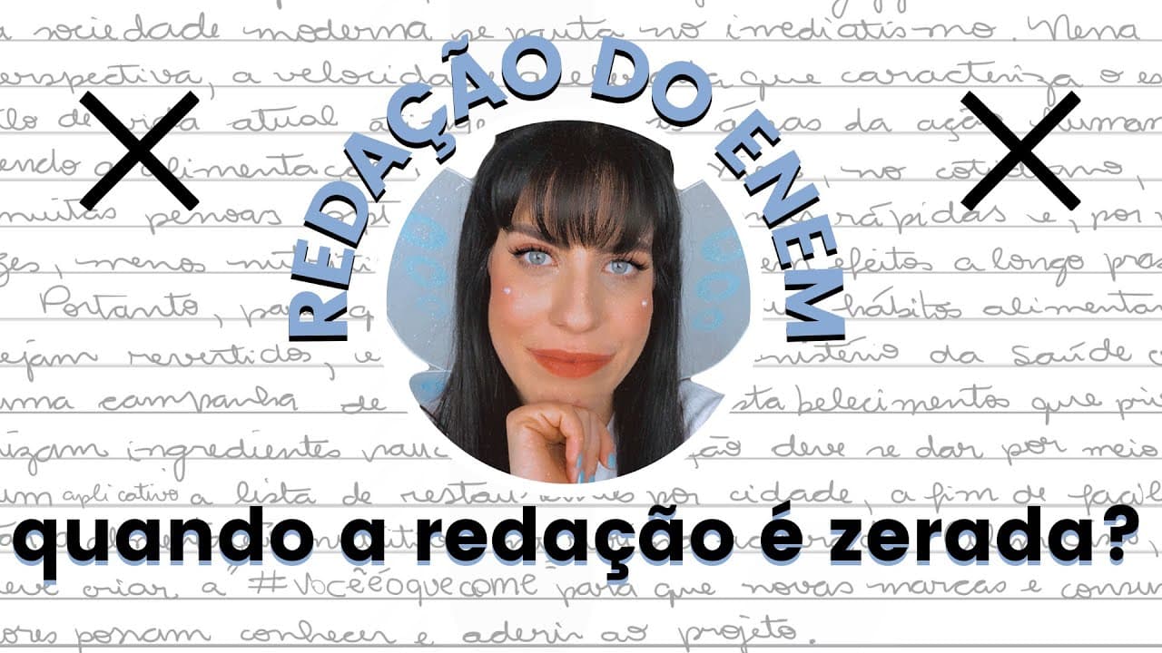 Thumbnail: O que ZERA a redação do Enem?