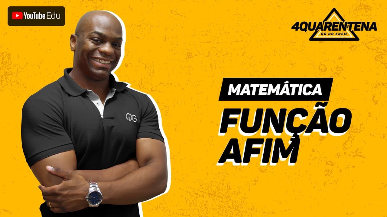 Thumbnail: QUARENTENA: Função Afim | Matemática