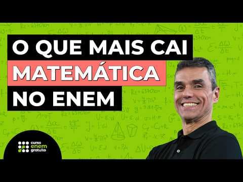 Thumbnail da aula: OS ASSUNTOS MAIS RECORRENTES DE MATEMÁTICA NO ENEM
