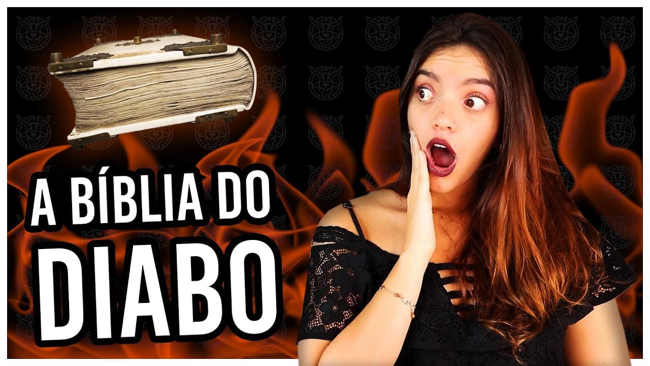 Thumbnail: A BÍBLIA DO DIABO, O MAIOR LIVRO DA IDADE MÉDIA (sim, é real!) - Débora Aladim
