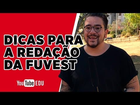 Thumbnail da aula: Dicas para a REDAÇÃO da Fuvest