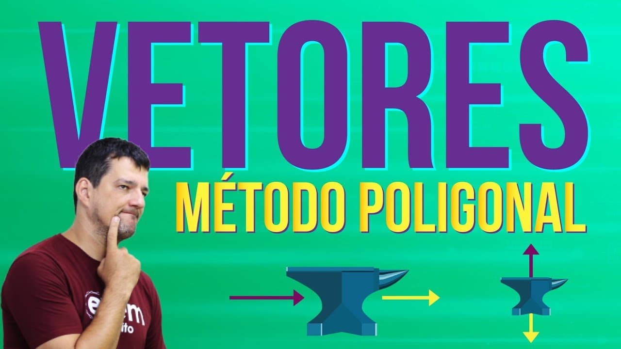 Thumbnail: VETORES: MÉTODO POLIGONAL | Resumo de Física para o Enem