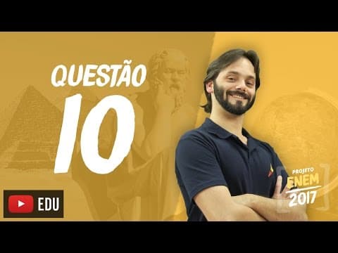 Thumbnail da aula: Enem 2016 - Ciências Humanas | Questão 10 (Caderno Branco)