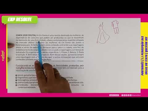 Thumbnail da aula: A EM FORMA É UMA REVISTA DESTINADA ÀS MULHERES, ÀS EXPECTATIVAS(...) | PERCEPÇÃO DAS IDEIAS DO TEXTO