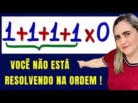 Thumbnail da aula: 😱CUIDADO COM A PEGADINHA !!Matemática básica todo dia.📚🚀