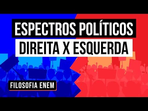 Thumbnail da aula: ESPECTROS POLÍTICOS: direita x esquerda | Sociologia para o Enem | Fábio Luís Pereira