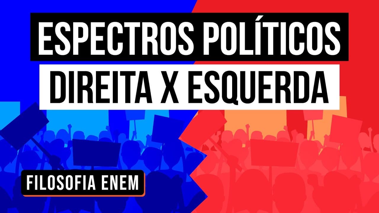 Thumbnail: ESPECTROS POLÍTICOS: direita x esquerda | Sociologia para o Enem | Fábio Luís Pereira