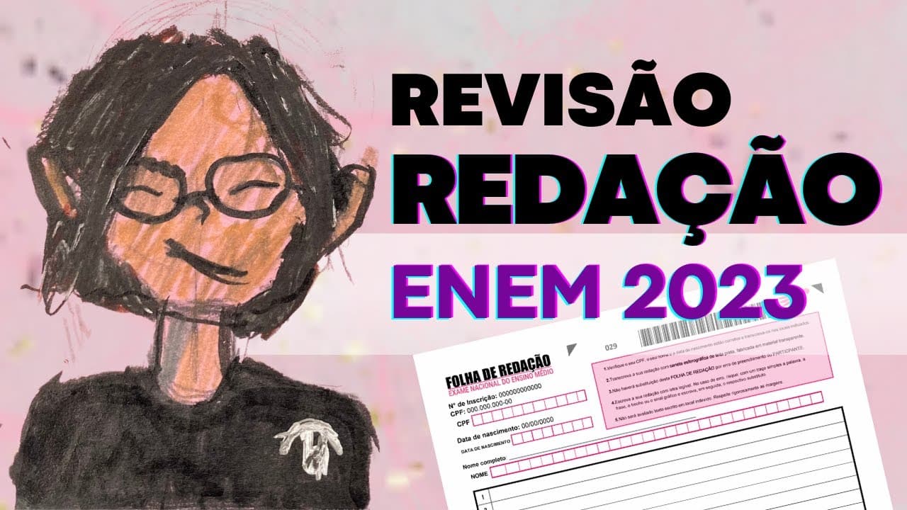 Thumbnail: REVISÃO DE REDAÇÃO PARA O ENEM 2023