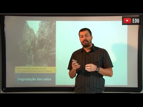 Thumbnail da aula: Videoaulas Poliedro | Enem | Degradação dos solos