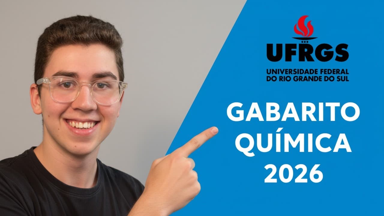 Thumbnail: Resolução de Química do Vestibular da UFRGS 2026