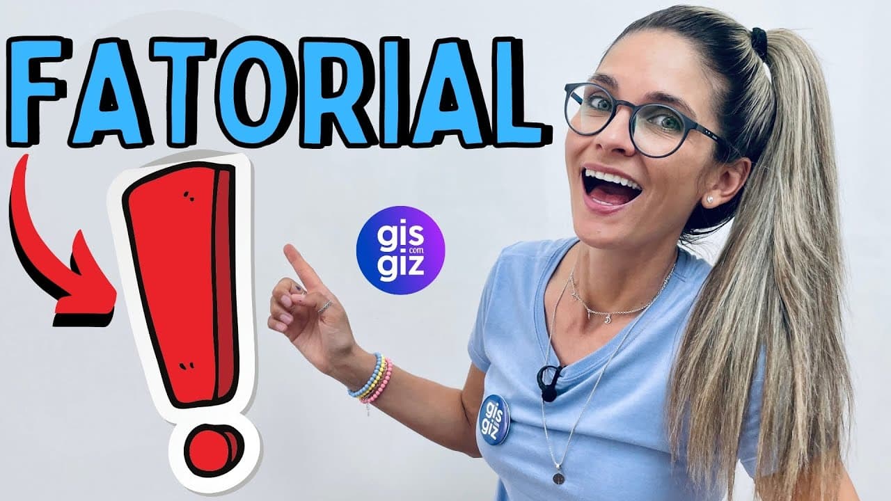 Thumbnail: FATORIAL MATEMÁTICA | ANÁLISE COMBINATÓRIA |  DEFINIÇÃO E EXEMPLOS