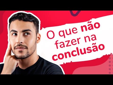 Thumbnail da aula: O QUE NÃO FAZER NA CONCLUSÃO DA REDAÇÃO ENEM | Dica Nota 1000 | Romulo Bolivar