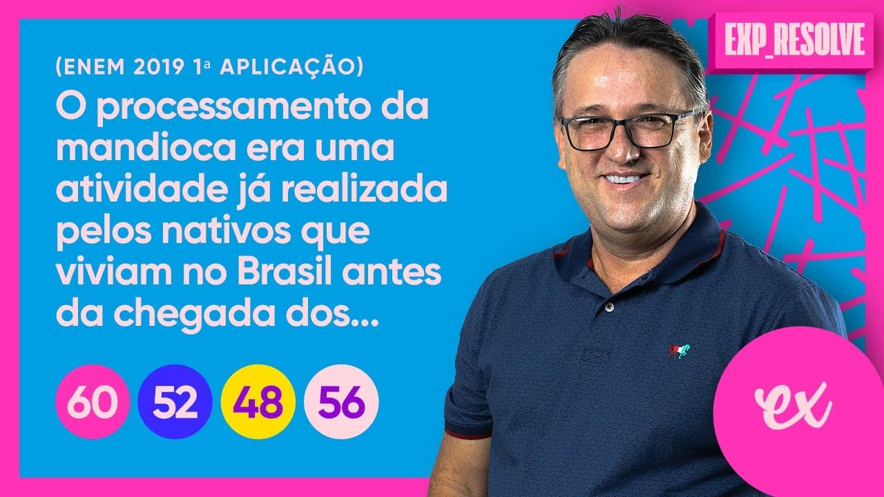 Thumbnail: O PROCESSAMENTO DA MANDIOCA ERA UMA ATIVIDADE JÁ (...) | CICLO DO AÇÚCAR E SOCIEDADE COLONIAL