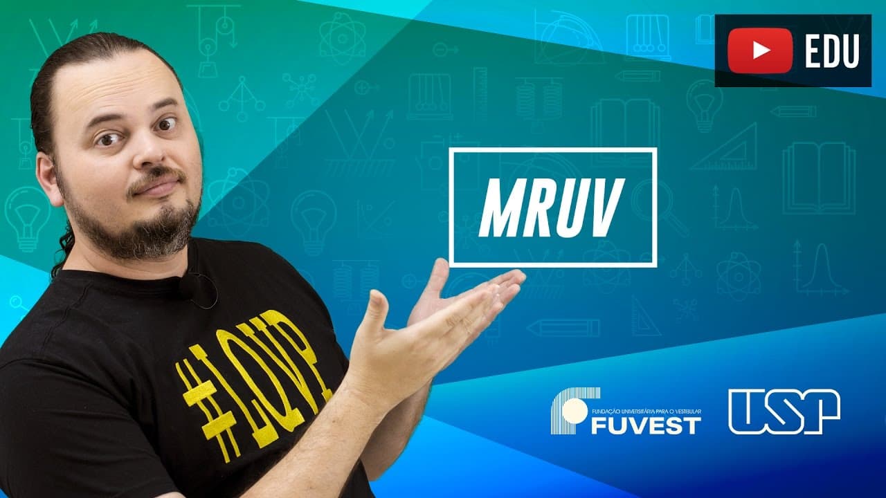 Thumbnail: MRUV | Movimento Retilíneo Uniformemente Variado | Questão FUVEST 007