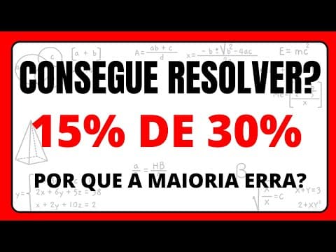 Thumbnail da aula: CONSEGUE RESOLVER PORCENTAGEM DE PORCENTAGEM??
